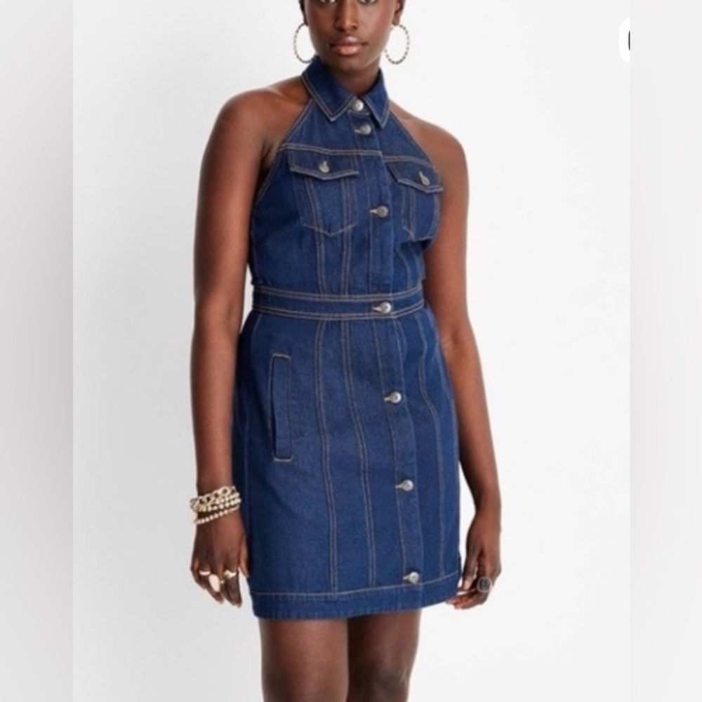 💕Future Collective Denim Dress 💕
